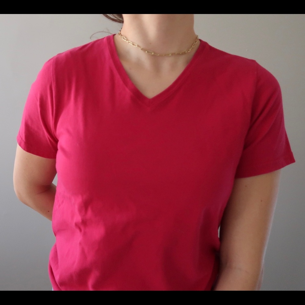 LIKE NEW XS L.L.Bean Women’s V-neck Short-sleeve T